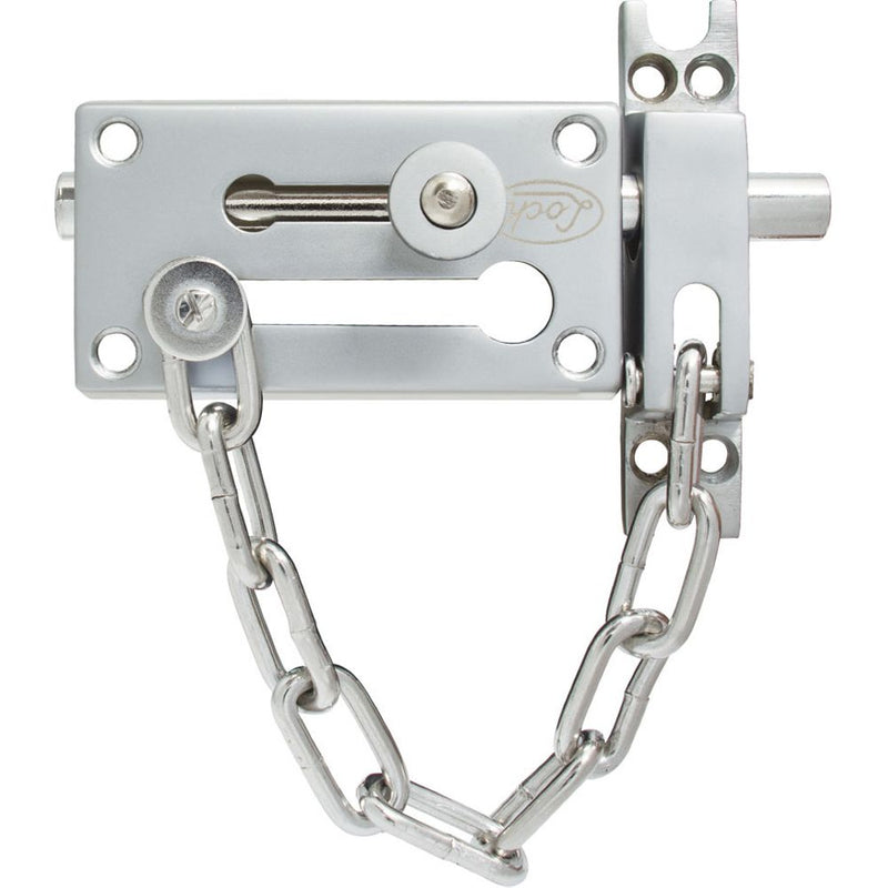 Pasador de sobreponer cadena cromo satinado Lock