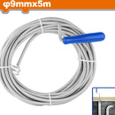 Destapador de Cañería Tubo Flexible 9mmx5m. Acero flexible. Para eliminar desechos en cañería. Destapacaños