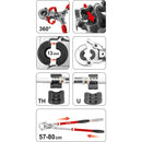 Alicates de prensado manual  PEX/AL/PEX TH TYPE: 16,20,26,32 U TYPE: 16,20,25,32
