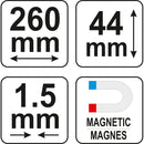 Herramienta para medir copiar y duplicar contornos ajustable duplicar formas irregulares 260mm
