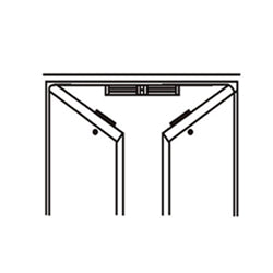 Cerradura electromagnetica para puertas dobles 280kg ( 600lbs) 2 años de garantia