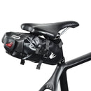Bolso impermeable de 1.5L para anclar bajo el asiento de la bicicleta- Negro Rhinowalk
