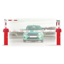 Barrera vehicular derecha con brazo retraible de 5m 110V/60hz.(2años)