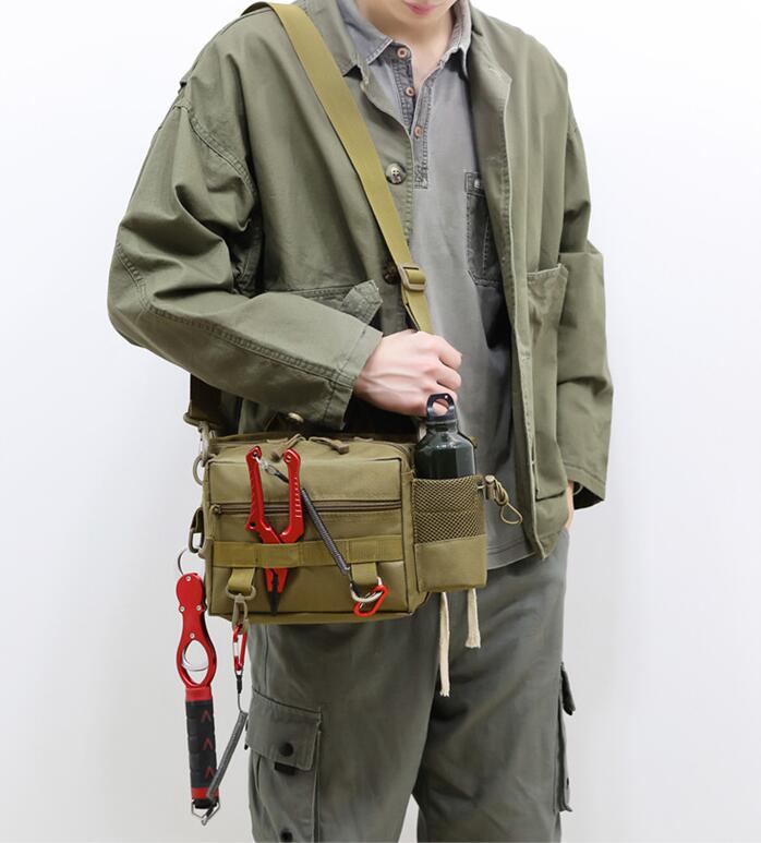Bolso multifuncional riñonera para pesca