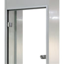 Perfil de aluminio con empaque incluido para puertas Novus.largo 5.8 mt. Acabado aluminio anodizado