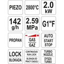 Antorcha de mano para Mapp y propano