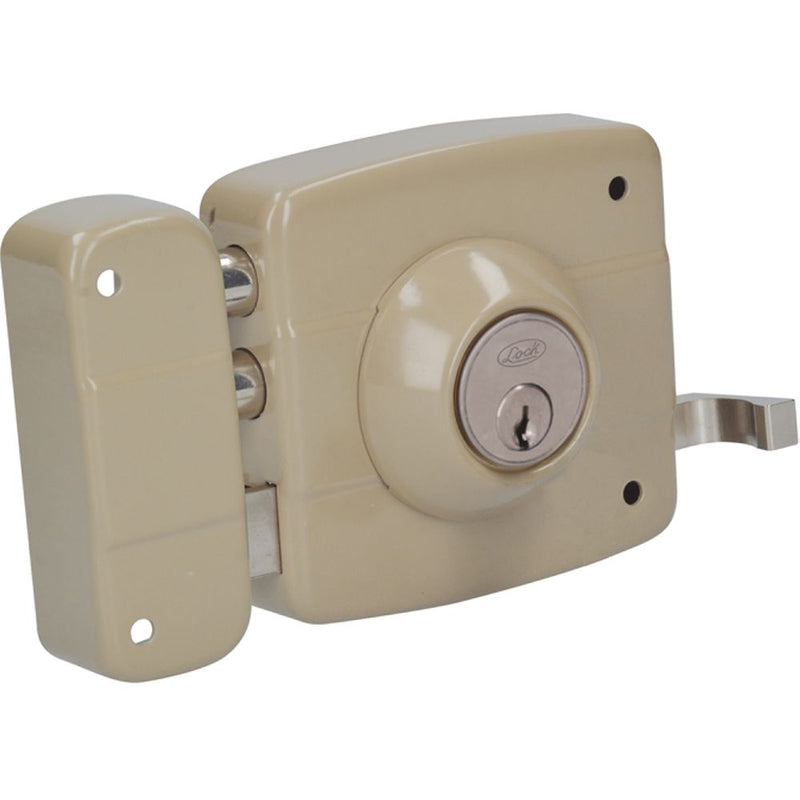 Cerradura de sobreponer de dos bulones, izquierda Lock.