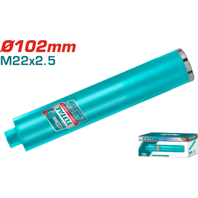 Brocas sacanucleos para perforar 102mm 4" concreto con acero reforzado y baldosas