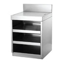 Rack de vasos con escurridor y bandejas 60x60cm