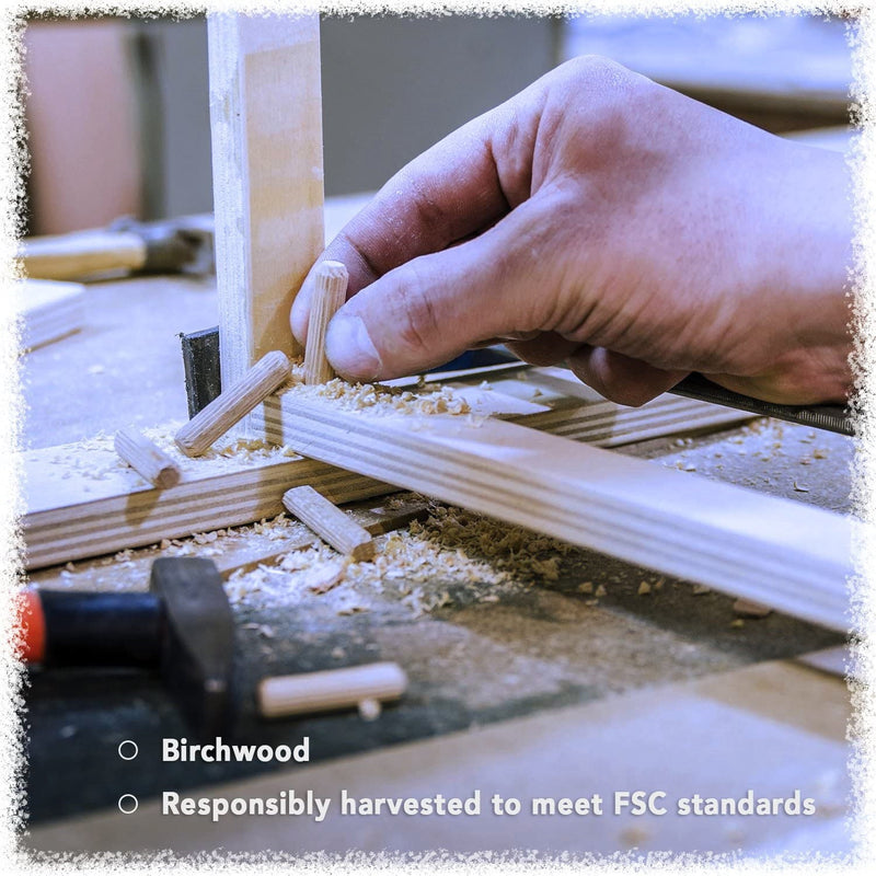 Tacos/Tarugos de madera 8*40mm/Bolsa de 1000 unidades