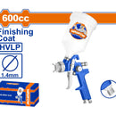 Pistola spray para Pintar 600cc. Boquilla: 1.5mm. Ideal capa base. Presión: 2-3.5 bar. De aire para compresor