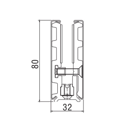 Zocalo 80mmx3mt acero inox Cover Acero inox.sist bloque No req. saque Incl 2 tapas P/8-10-12mm Brill