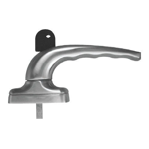 Manilla multipunto para sistema CM75. Acabado blanco. Incluye cilindro y llave.