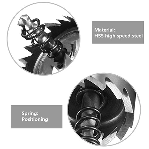 Brocas para acero inoxidable diametros 16mm/18.5mm/20mm/25mm/30mm 5 pcs.