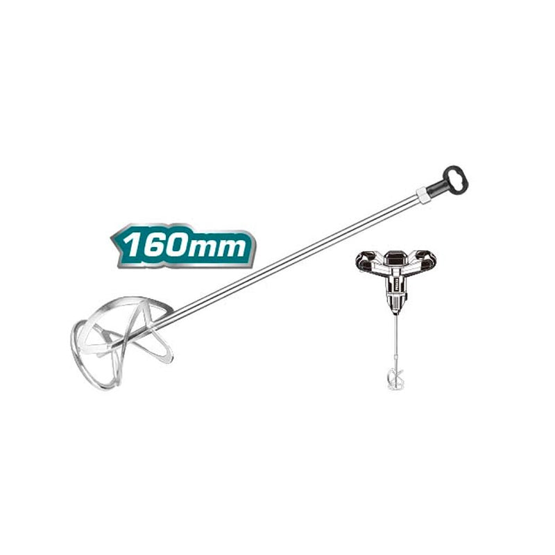 Barra Mezcladora Triple Espiral , 160mm X 600mm