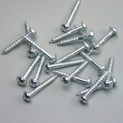 Tornillo para madera espesores 16-18mm especial para perforaciones de conexion - 100 unidades