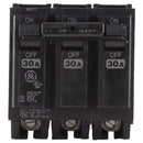 Breaker eléctrico 30 amperios de 3 polos, 120/240 V. General Electric (GE)