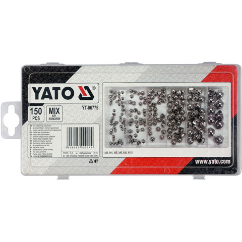 Tuercas Surtidas De Acero Inoxidable (150 Piezas)