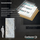 Panel Decorativo Mármol PVC  1.22 m x 2.80 m x 3 mm Marmol Calacatta Dorado