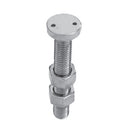 Tornillo para anclaje de araña sencillo. Satinado.