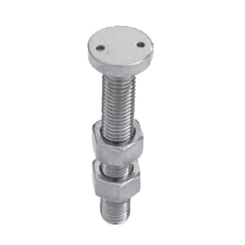 Tornillo para anclaje de araña sencillo. Satinado.