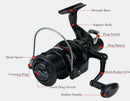 Carrete de pesca resistente spinning 6000