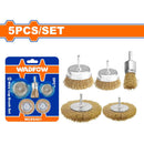 Cepillos de alambre 5 piezas. Incluye: Circular 2", taza 2",3" y final 1".