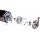 3 Hp. Bomba centrifuga sanitaria 210-230V 50Htz/ 440-480V 60Htz.316L/ FPM / SIC/SIC/FPM.3A