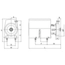 3 Hp. Bomba centrifuga sanitaria 210-230V 50Htz/ 440-480V 60Htz.316L/ FPM / SIC/SIC/FPM.3A