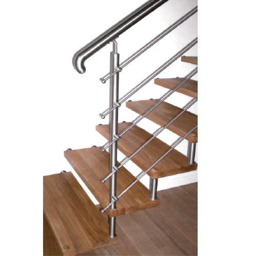 Terminal decorativo para pasamanos. 42.4 mm.