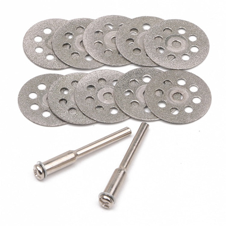 Discos de corte diamantados para MotorTool o Dremel, 10Pcs 22mm
