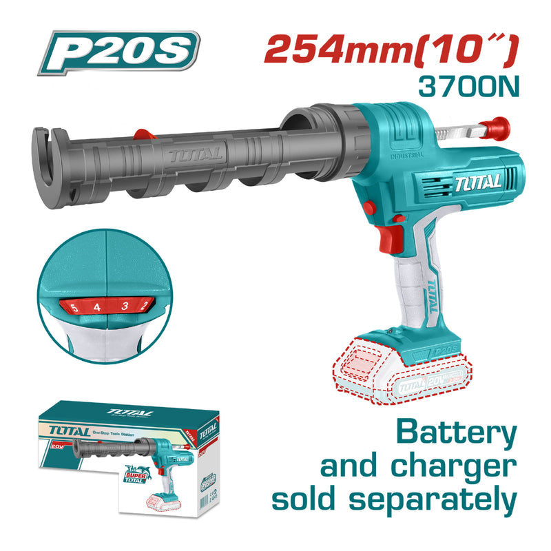 Calafateadora inalámbrica 20V Pistola de silicón