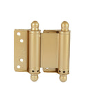Juego 2 bisagras doble acción latón brillante Lock