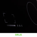 Estufa empotrable eléctrica Alemania 90 Professionale. Color negro.