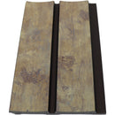 Lámina acanalada decorativa PS Light old wood 12x120x2900 mm