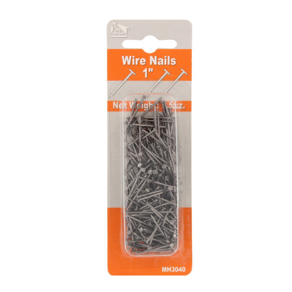 (2.5 Oz.) Clavos de alambres de 1"