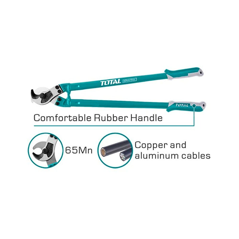 Cizalla 36" para cortar cables cuchillas de 65Mn.