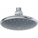 Regadera Ducha de plato redonda de 6” sin brazo y chapetón. Cuerpo ABS .