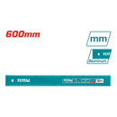 Regla de Aluminio anodizado. Tamaño: 60x5cm.