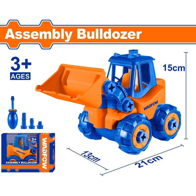 Juguete Retro Excavadora para Niños. Desmontable. Edades de 3 años+. Incluye accesorios.