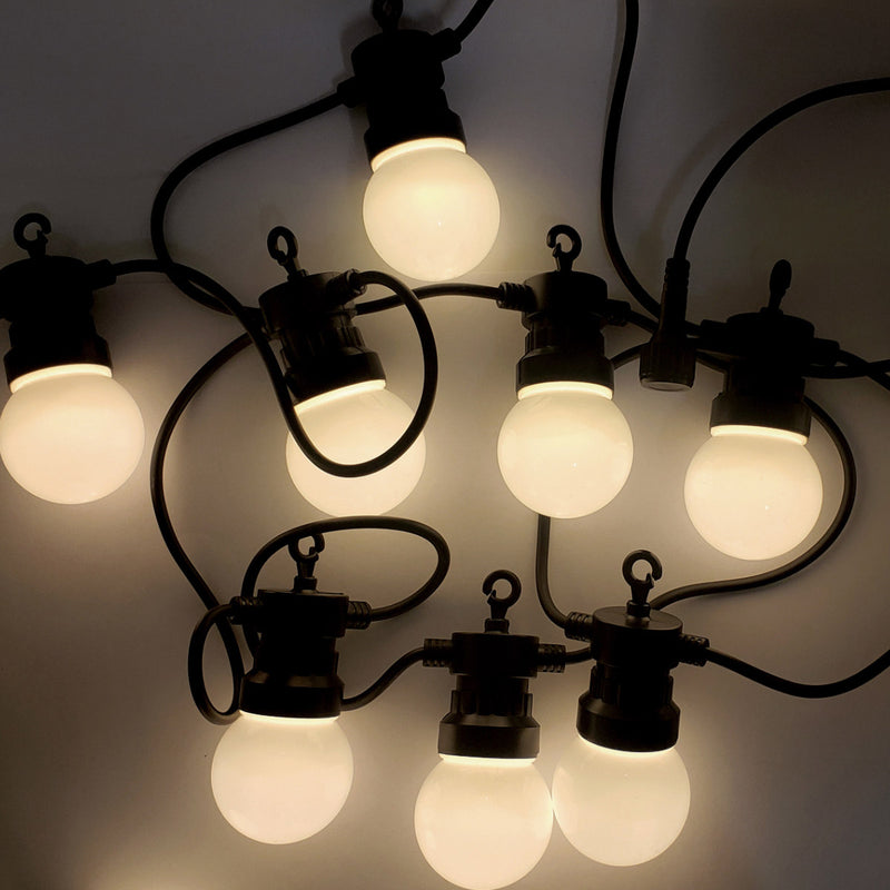 Guirnalda Decorativa Luz 3400K Tira con 10 Bombillos 5 metros