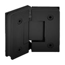 Bisagra de baño vidrio-vidrio 135° color Negro. Bronce alta calidad.