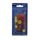 Conectores surtidos para cables electricos. Material plastico (20 piezas)