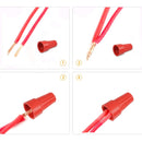 Conectores surtidos para cables electricos. Material plastico (20 piezas)