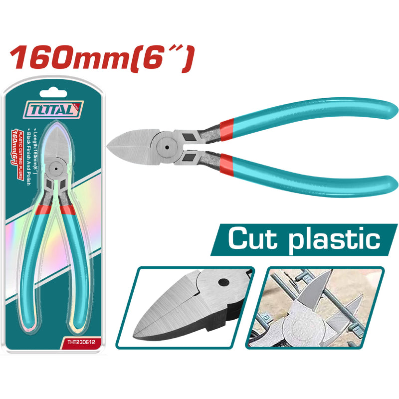 Tijera para cortar plástico de 6"/160mm.