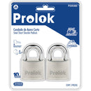 Jgo 2 candado acero cort 38mm Prolok