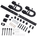 Kit de herrajes para puertas corredizas de madera montaje lateral en forma de U ( herradura )