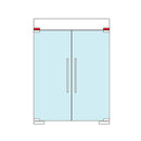 CONECTOR SUPERIOR CON PLACA. SATINADO