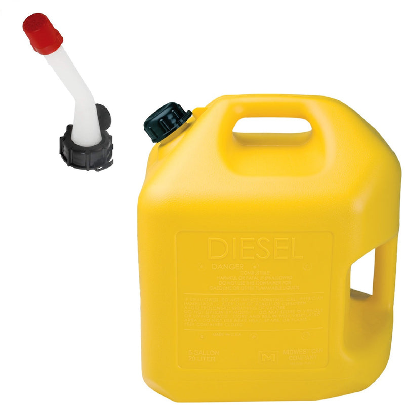 Tanque recipiente diesel de 5 galones. Incluye boquilla