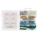 (112 piezas) Kit surtido de anclaje y tornillos